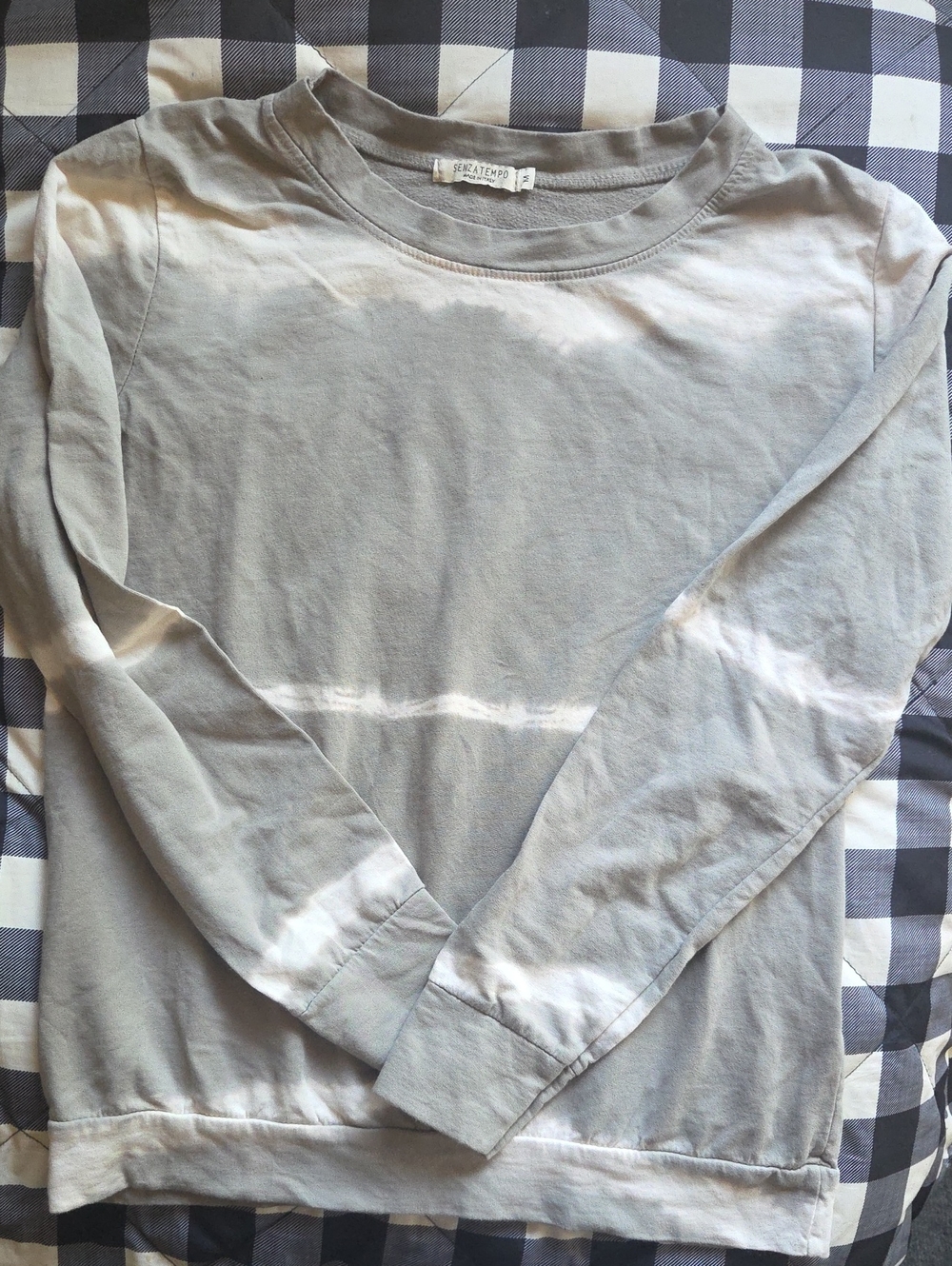 Long Sleeved Tie-Dyed T Shirt